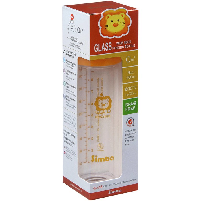 Jual SIMBA GLASS BOTTLE 240 ML | Shopee Indonesia