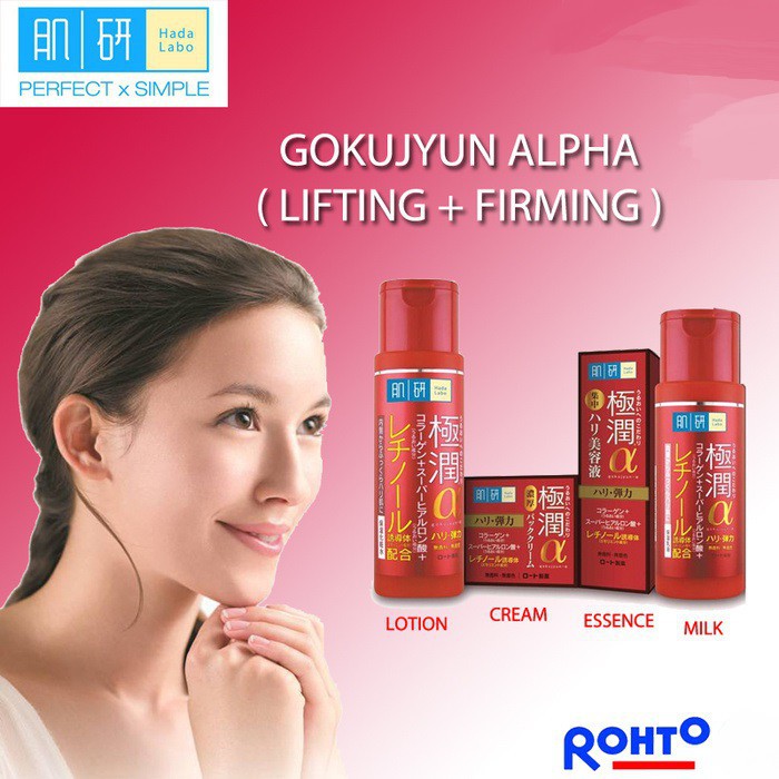 Jual Skincare Jepang ️ Hada Labo Gokujyun Alfa Alpha Ultimate Anti