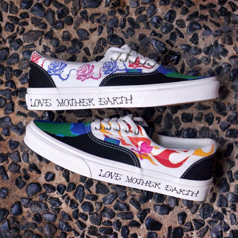 Vans era best sale love mother earth