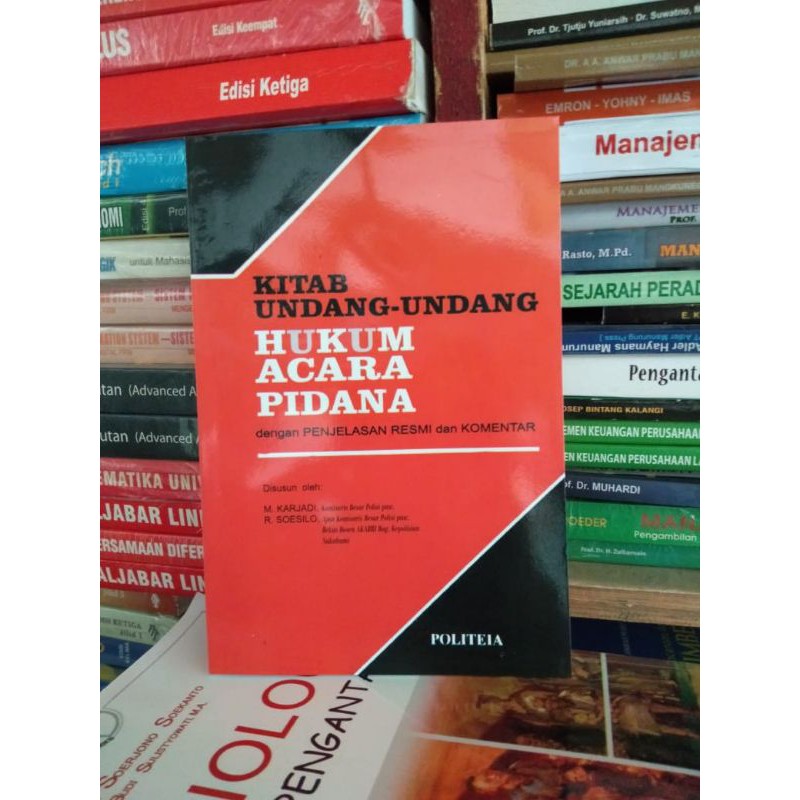 Jual BUKU KITAB UNDANG UNDANG HUKUM ACARA PIDANA | Shopee Indonesia