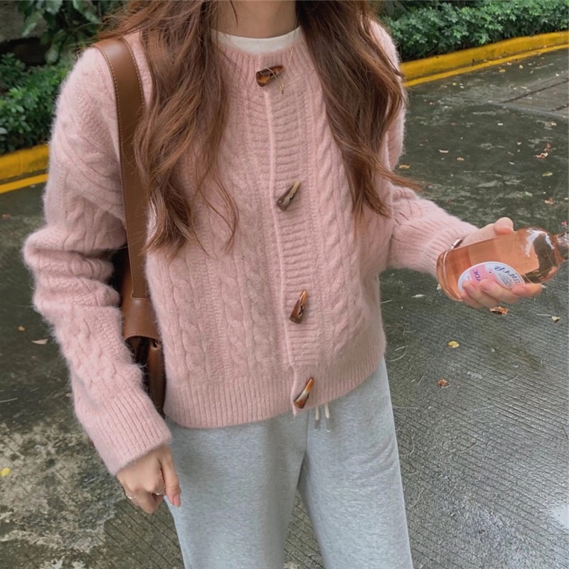 Jual HORN CARDI CARDIGAN KOREAN CARDIGAN RAJUT SWEATHER KOREA SWEATER ...