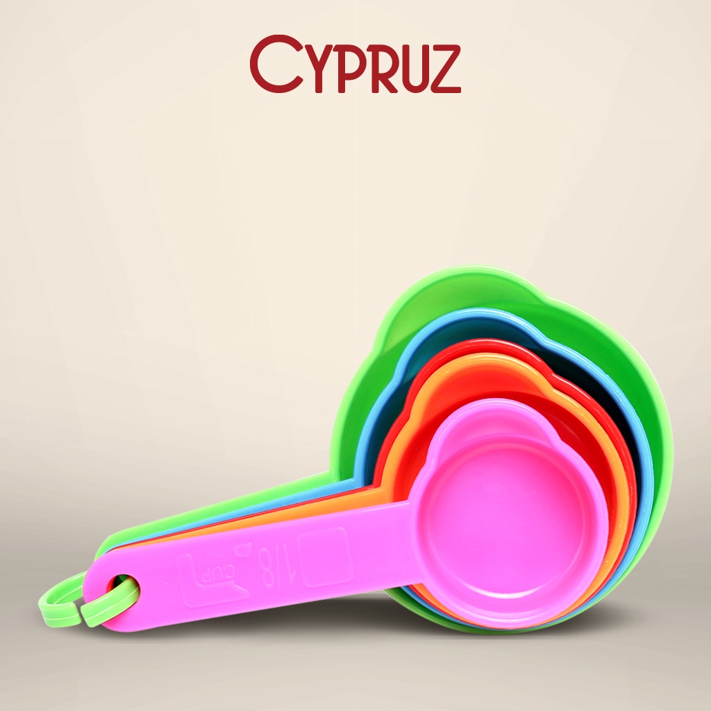 Jual Cypruz Cangkir Ukur Plastik / Measuring Cup Set (AD1395) Shopee