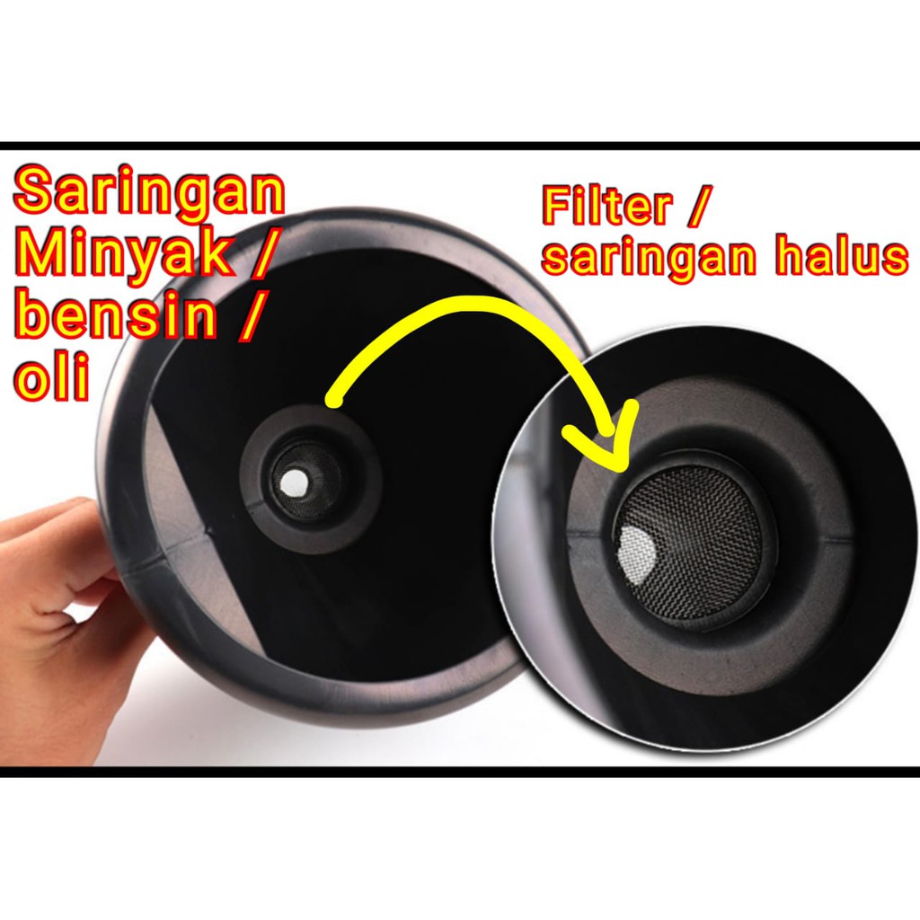 Jual Corong Minyak selang / saringan minyak / filter oil / corong oli ...