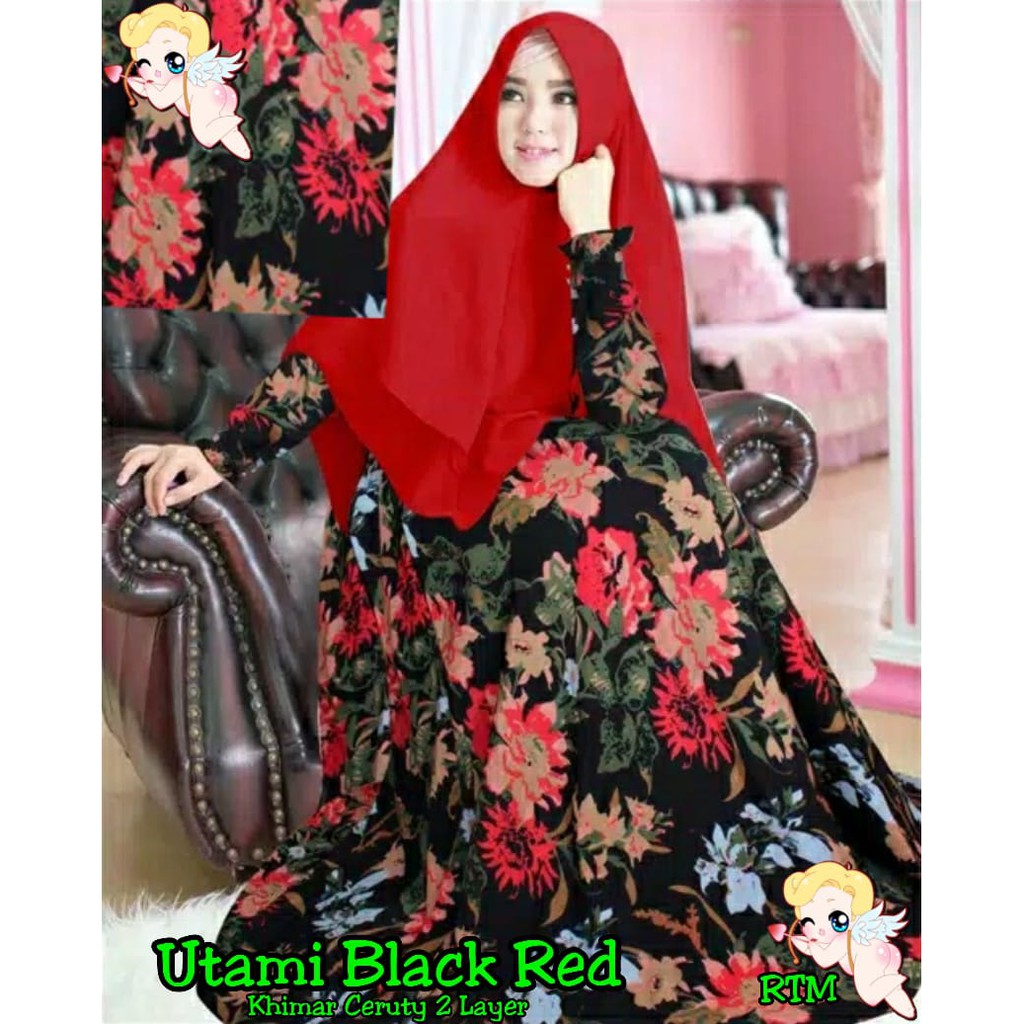 Jual Utami Syari (variasi didalam) | Shopee Indonesia