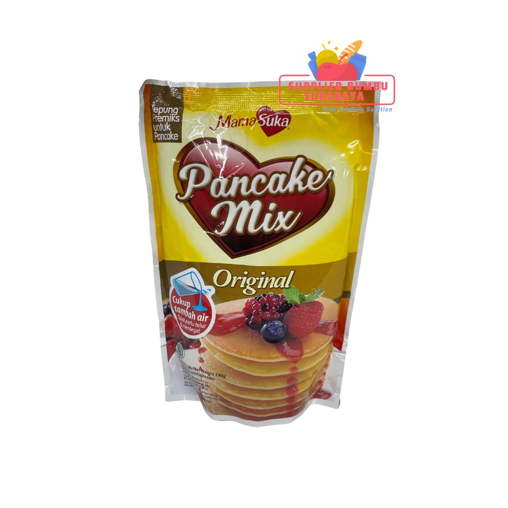 Jual Mamasuka Tepung Premix Pancake Mix 190g Shopee Indonesia