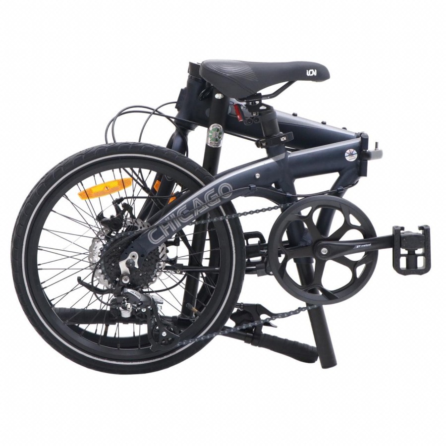 Jual Sepeda Lipat Dahon Ion Chicago 20 inch 8 Speed Blue Grey Shopee Indonesia