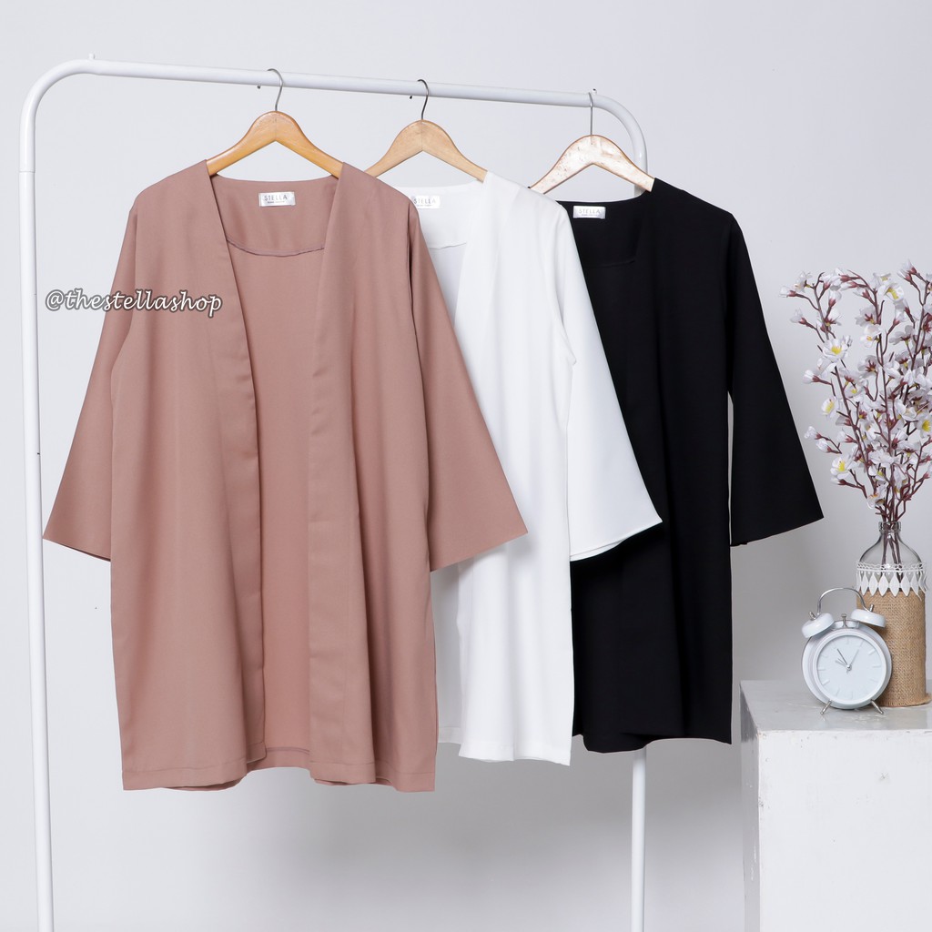 Kimono cardigan clearance shopee