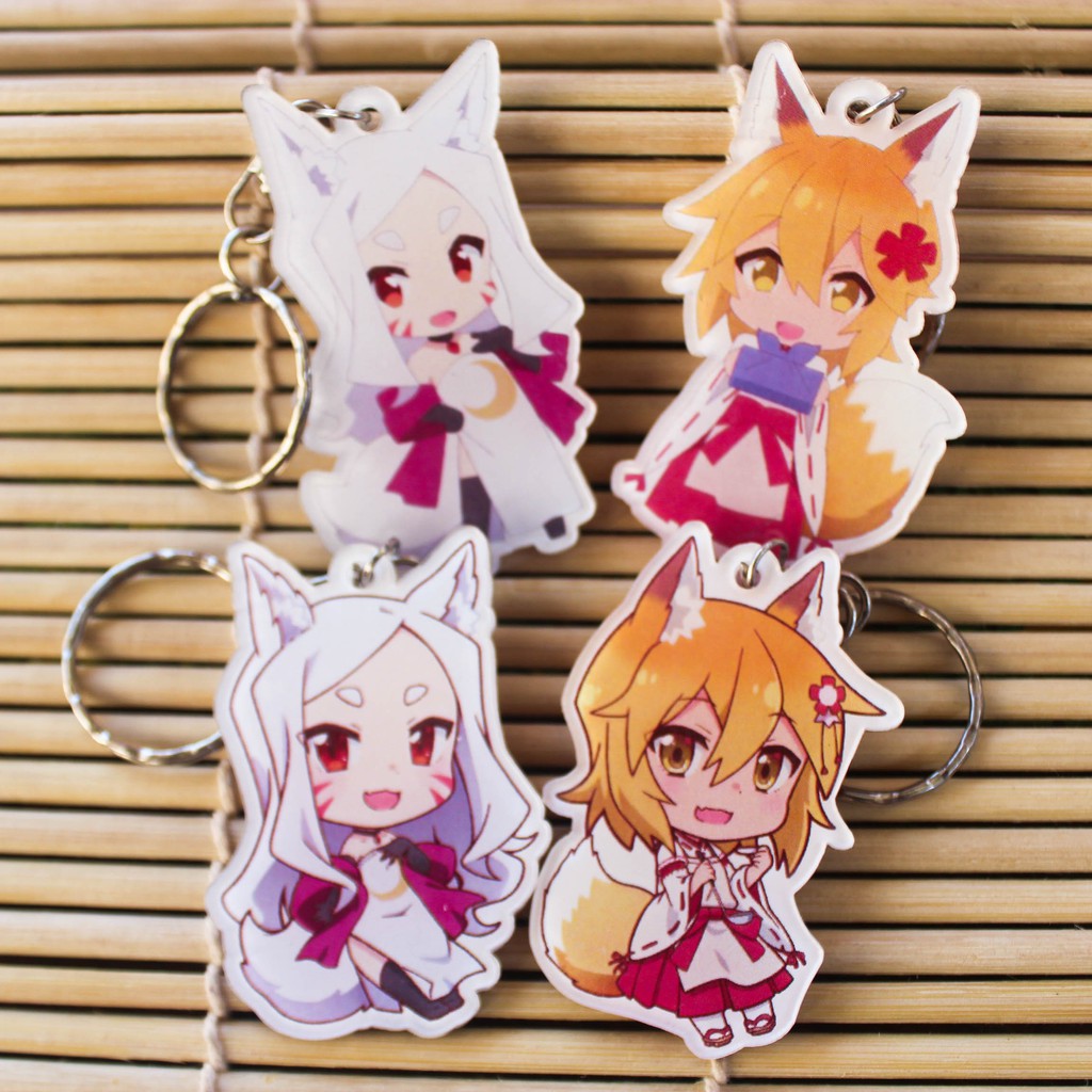 Acrylic Keychain Keyring Strap Anime Sewayaki Kitsune No Senko-san Senko Ha  Ku