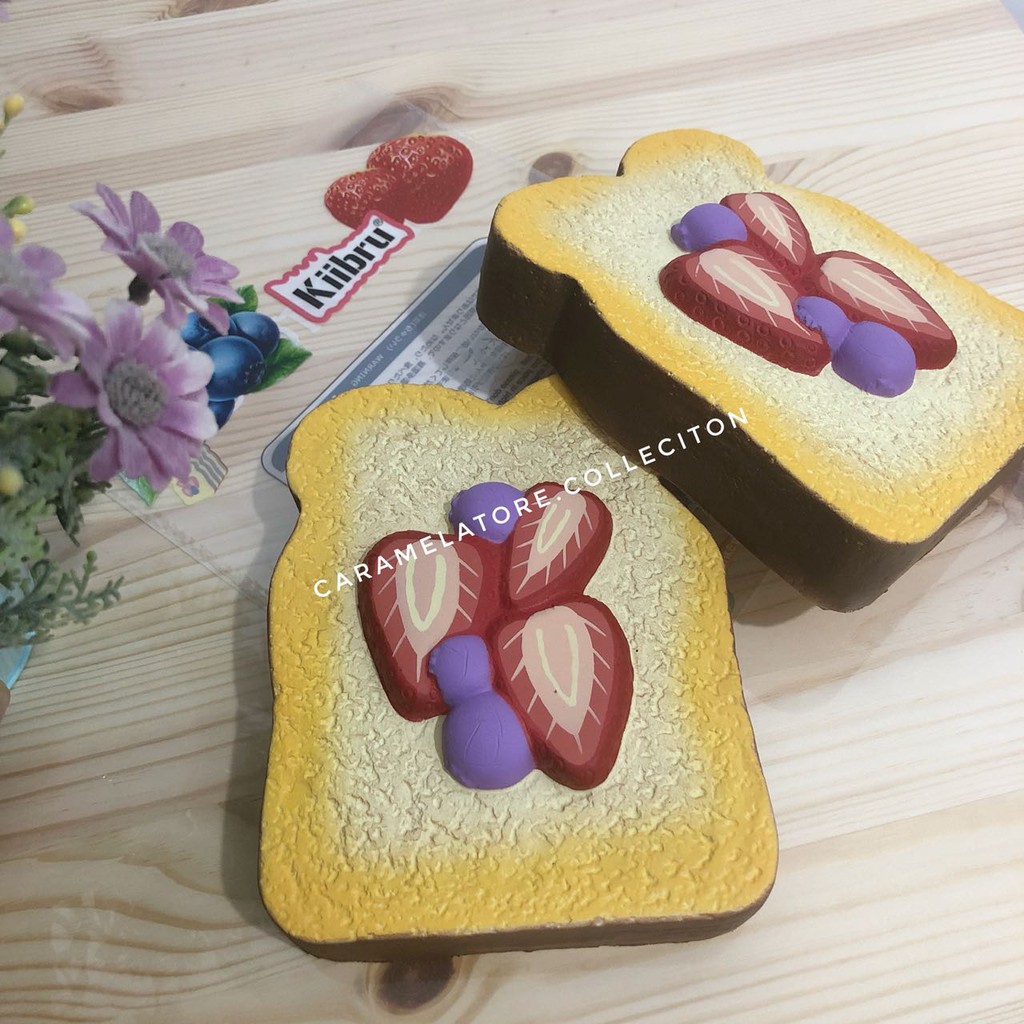 Jual PROMO! Strawberry toast Squishy Licensed By Kiibru (Squishy roti ...