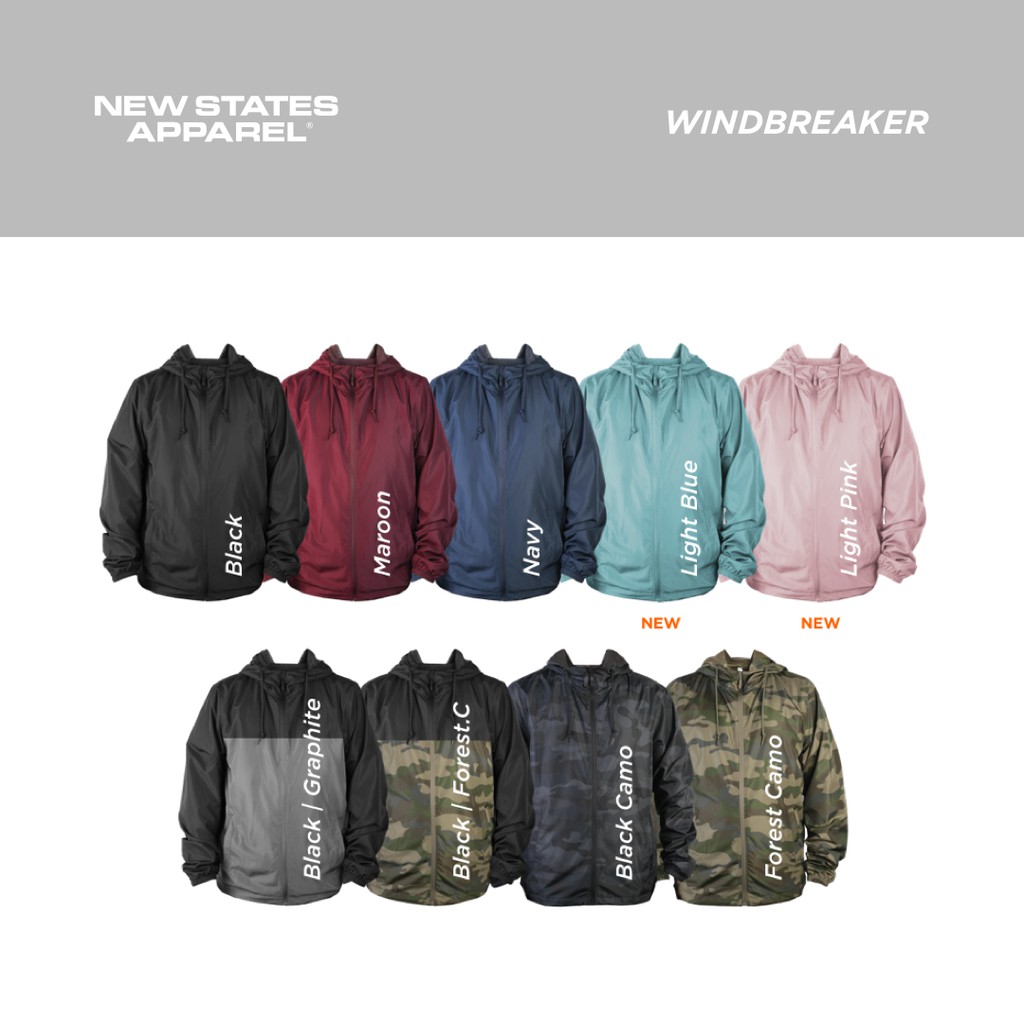 Jual Jaket NSA Windbreaker / New States Apparel | Shopee Indonesia