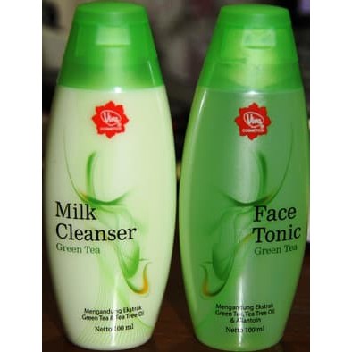 Jual VIVA COSMETICS MILK CLEANSER FACE TONIC GREEN TEA 100ML Shopee