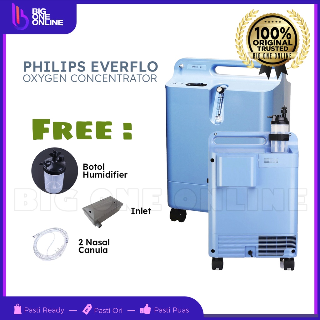 Jual Philips Everflo Oksigen Concentrator, Alat Penghasil Oksigen ...