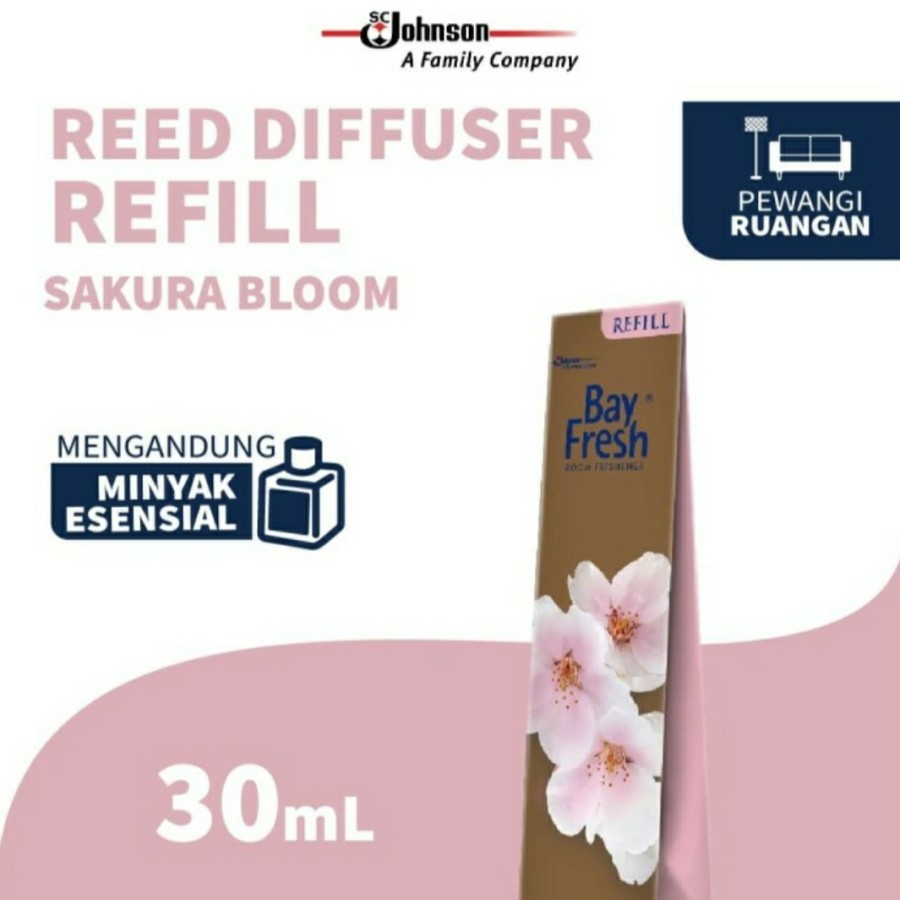 Jual Bay Fresh Reed Diffuser Refill 30 Ml Pengharum Ruangan Sakura ...