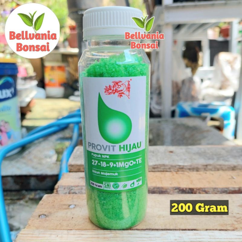 Pupuk Meroke Provit Hijau NPK Daun Kemasan Repack 200 Gram