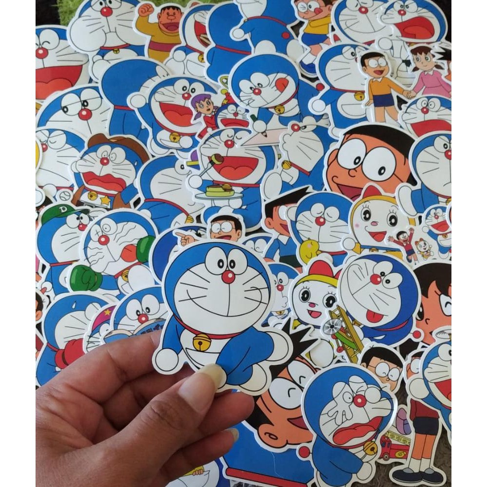Jual Stiker Anime HARGA ISI 30 STIKER Doraemon Nobita Shizuka Giant ...