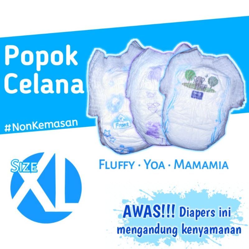 Jual Popok XL - Diaper Bayi Celana Eceran Non Kemasan Pampers Curah