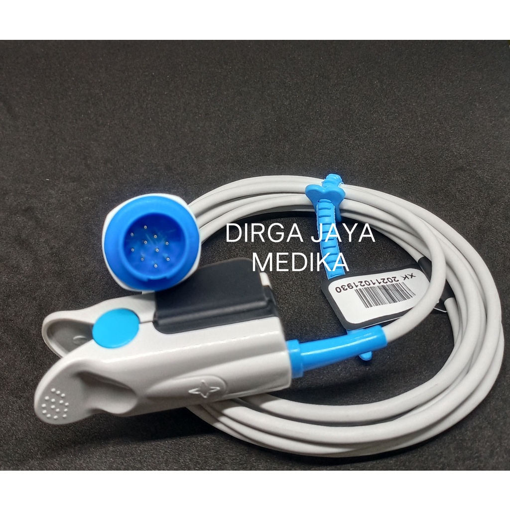 Jual SPO2 Sensor Adult Clip Nihon Kohden 10 Pin Round | Shopee Indonesia