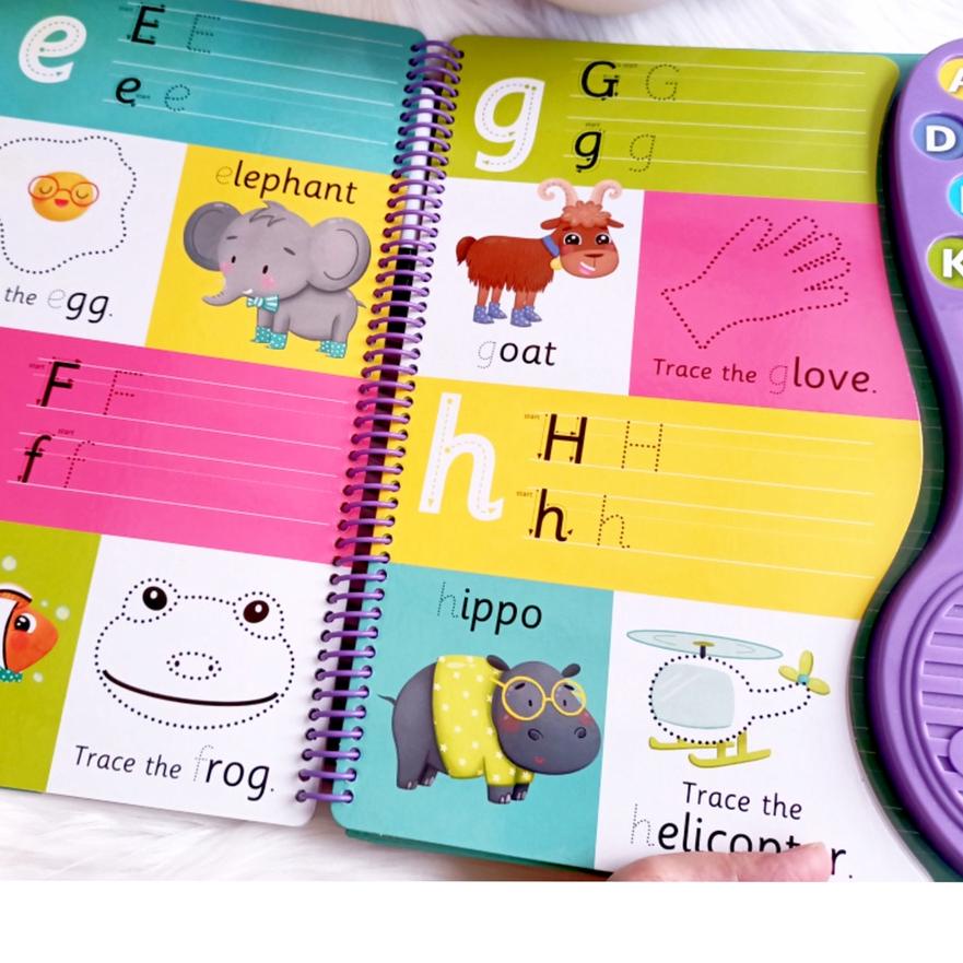 Jual READY [Hinkler] ABC Sound Book First Steps Write & Wipe ABC with
