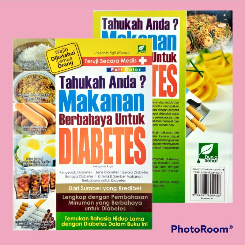 Jual Buku Tahukah Anda Makanan Berbahaya Untuk Diabetes Shopee Indonesia