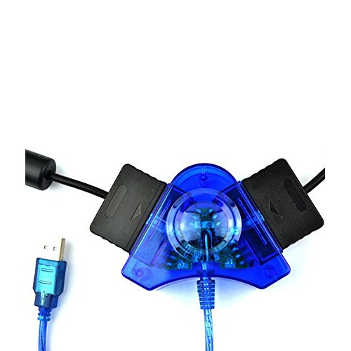 Jual konverter converter stik controller PC PS2 PS3 USB double dual 2 ...