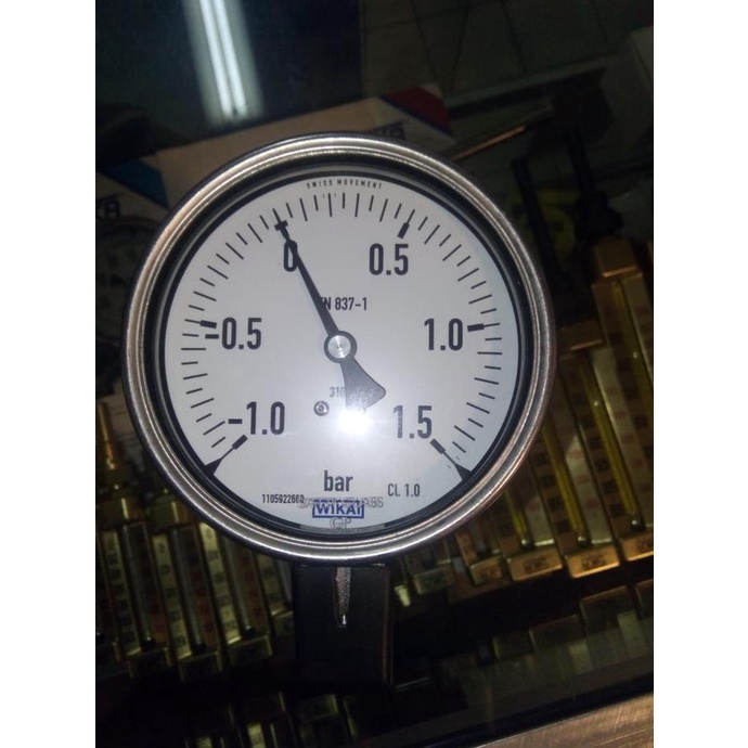 Jual Coumpond Gauge Wika ( Pressure + Vacuum) Shopee Indonesia