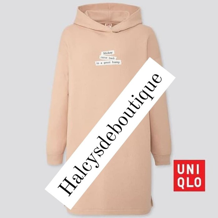 Uniqlo mickey shop mouse sweatshirt dress