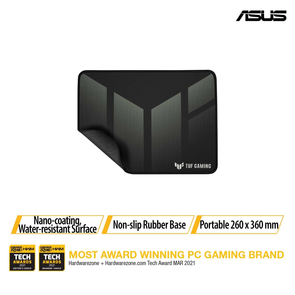 Jual ASUS TUF Gaming P1 Portable gaming mouse pad with nanocoated