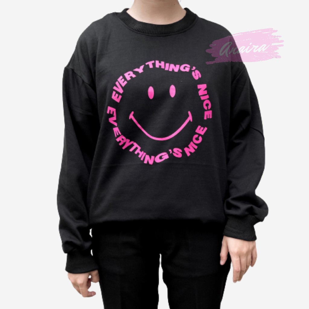 Jual EVERYTHING NICE SWEATER SWEETER OVERSIZE WANITA SWETER SWITER ...