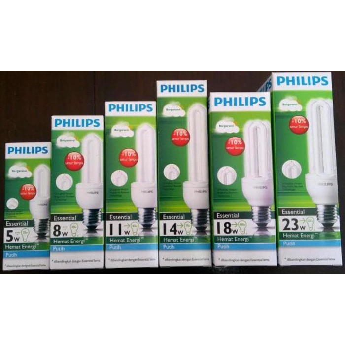 Jual Lampu Philips Essential W Sd W Hemat Energi Cool Daylight Putih Shopee Indonesia