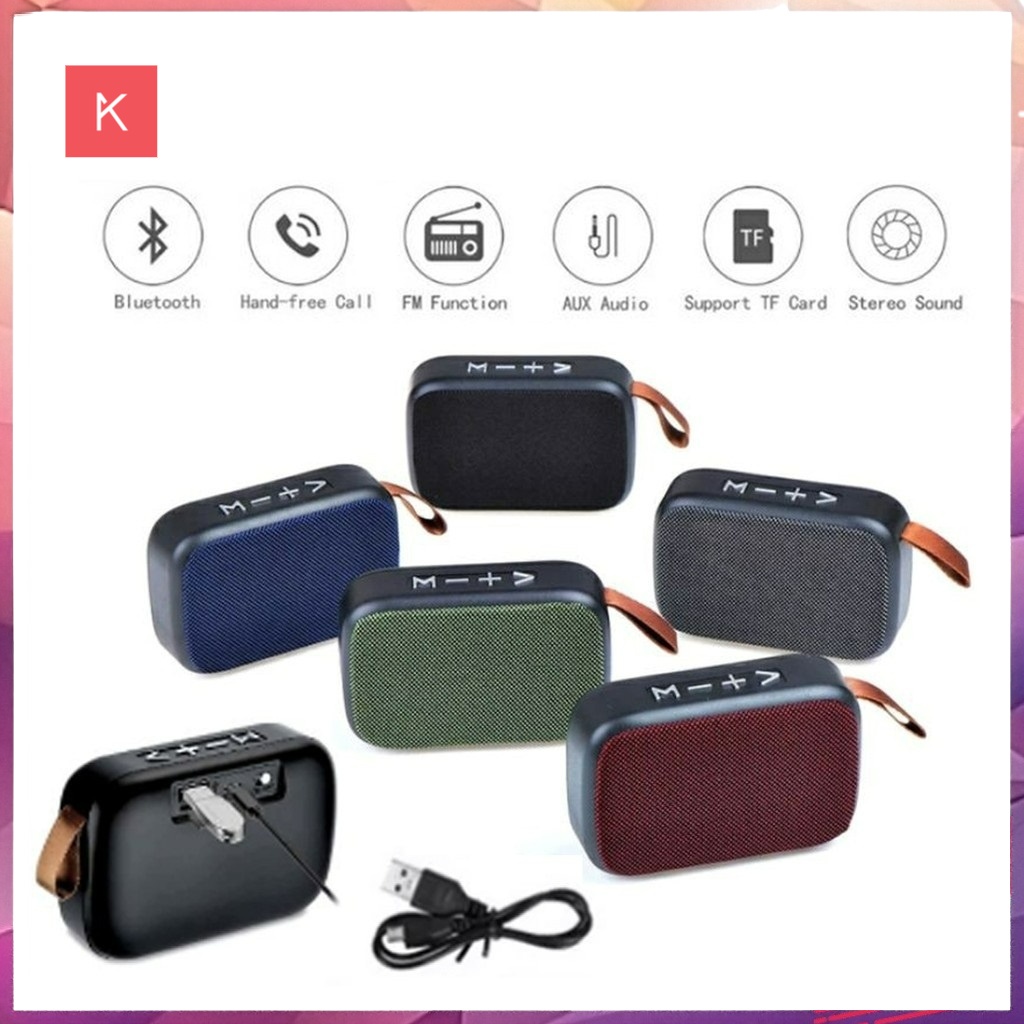 Jual ANG G2 SPEAKER WIRELESS BLUETOOTH PORTABLE | Shopee Indonesia