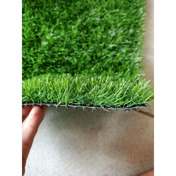 Jual KARPET RUMPUT SINTETIS 1 ROLL UKURAN 1X8 METER TIPE SWISS TEBAL 3 ...