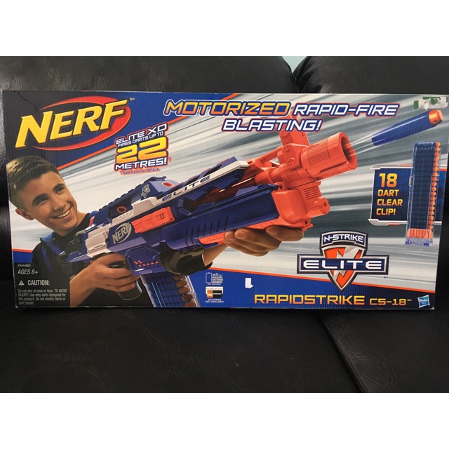 Jual Nerf N-Strike Elite Rapidstrike Cs-18 | Shopee Indonesia