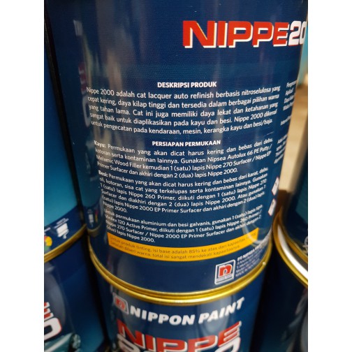 Jual Jual Nippe 2000 Cat Duco Kayu Besi Kaleng 1Kg 1 Lt Ltr Liter Kg ...