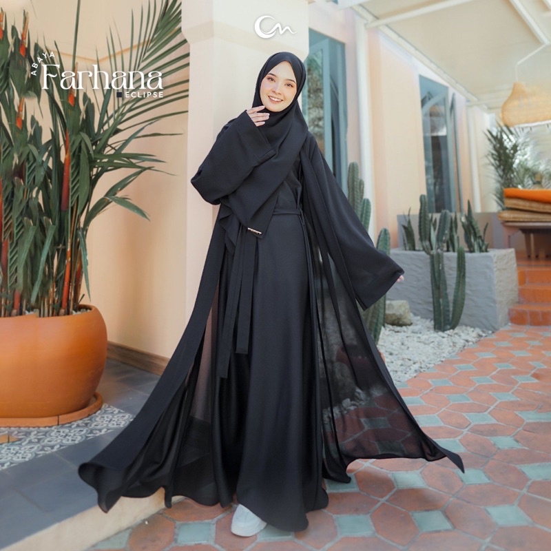 Jual FARHANA ABAYA DRESS OUTER ONLY By CoverMe Shopee Indonesia