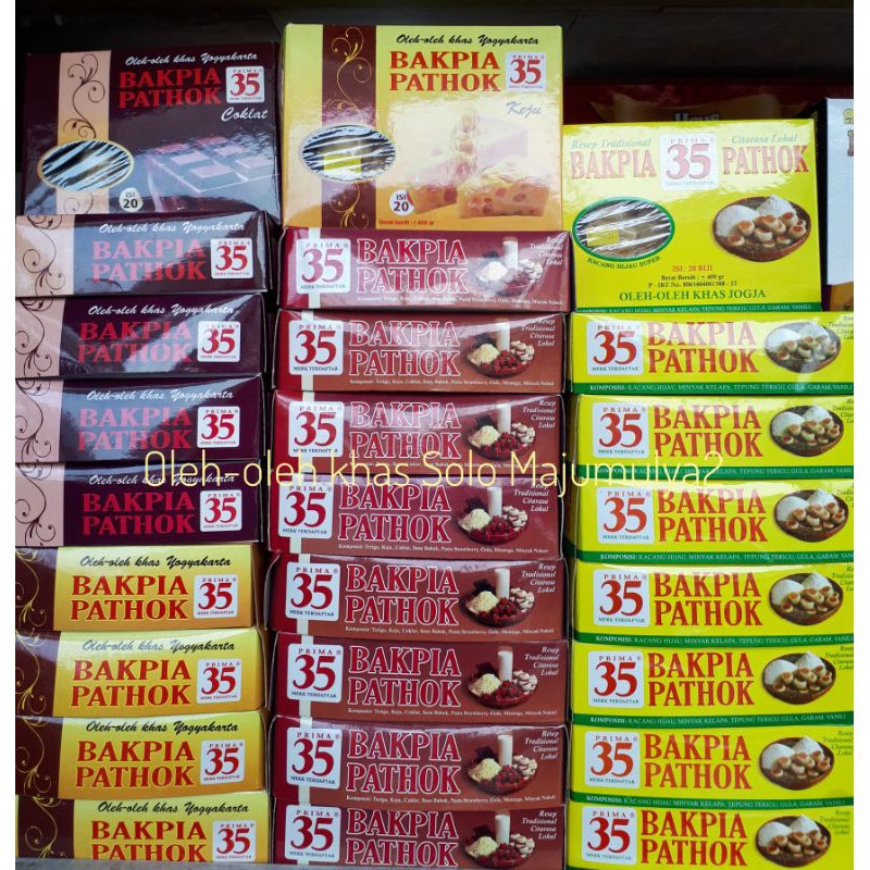 Jual BAKPIA PATHOK 35 ISI 20 BIJI KHAS YOGYAKARTA / BAKPIA PATHUK ...