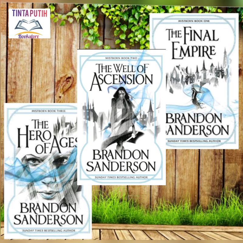 Jual Trilogy Brandon Sanderson The Hero of AgesThe Well Of AscensionThe Final Empire