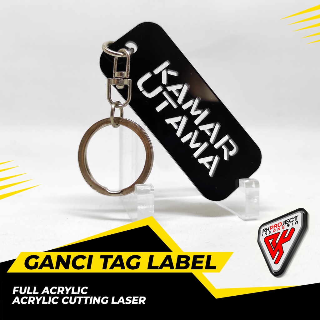 Jual GANTUNGAN KUNCI LABEL AKRILIK ACRYLIC | Shopee Indonesia