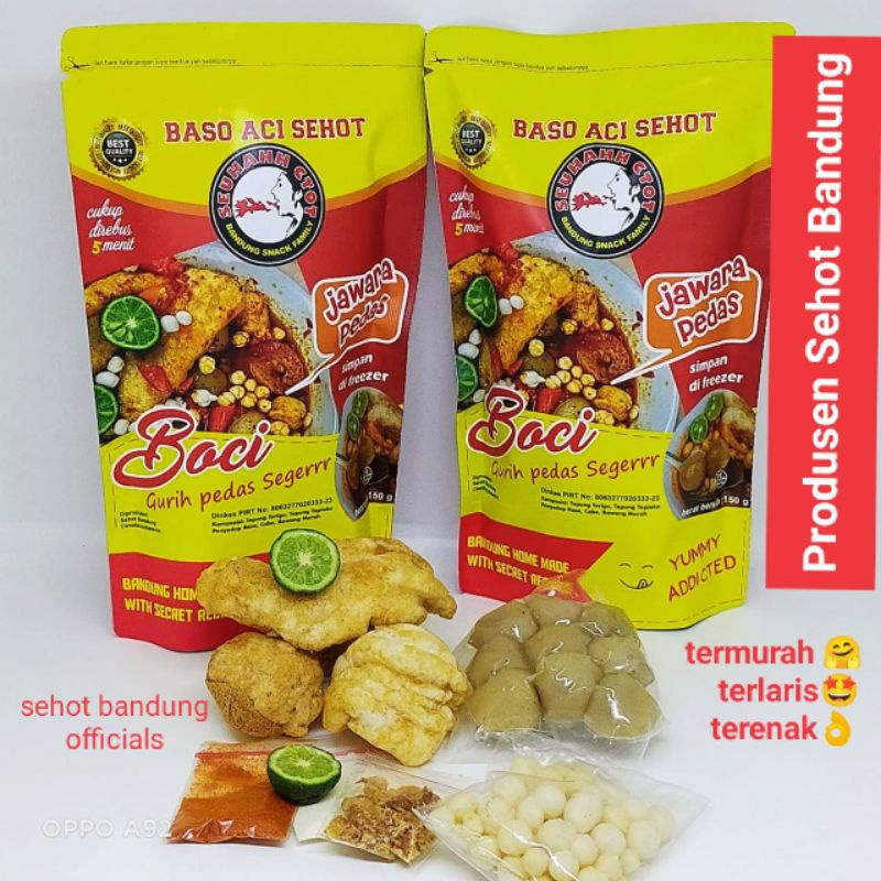 Jual Baso Aci Boci Sehot Kemasan Full Print Paling Dicari Murah