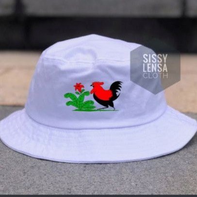 Bucket hat ayam jago online