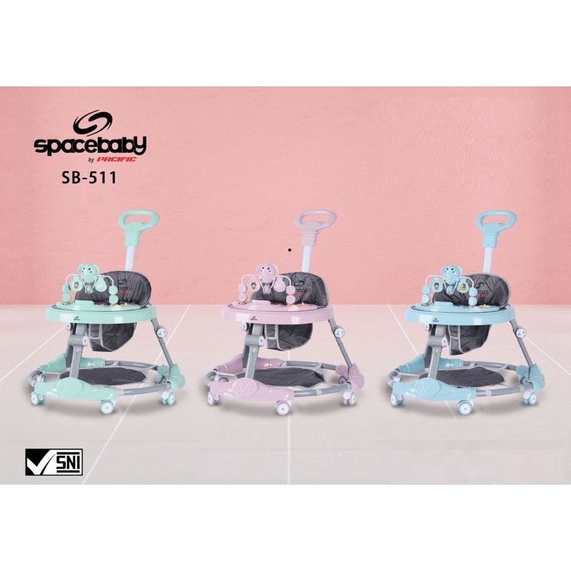 Jual SPACE BABY Baby Walker SB-511 Alat Bantu Belajar Jalan Bayi ...