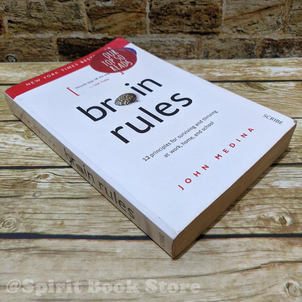 Jual Brain Rules - John Medina - 12 Principles for Surviving and ...