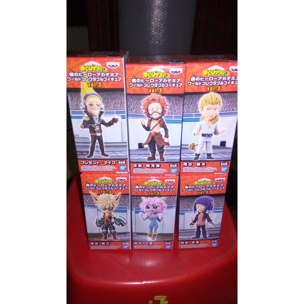Jual MY HERO ACADEMIA WCF vol 3 set of 6pcs | Shopee Indonesia