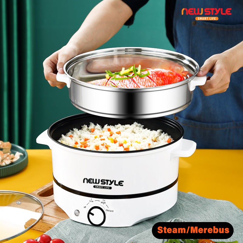 Jual Newstyle Panci Listrik Panci Electric Multifungsi Y Hotpot Pan