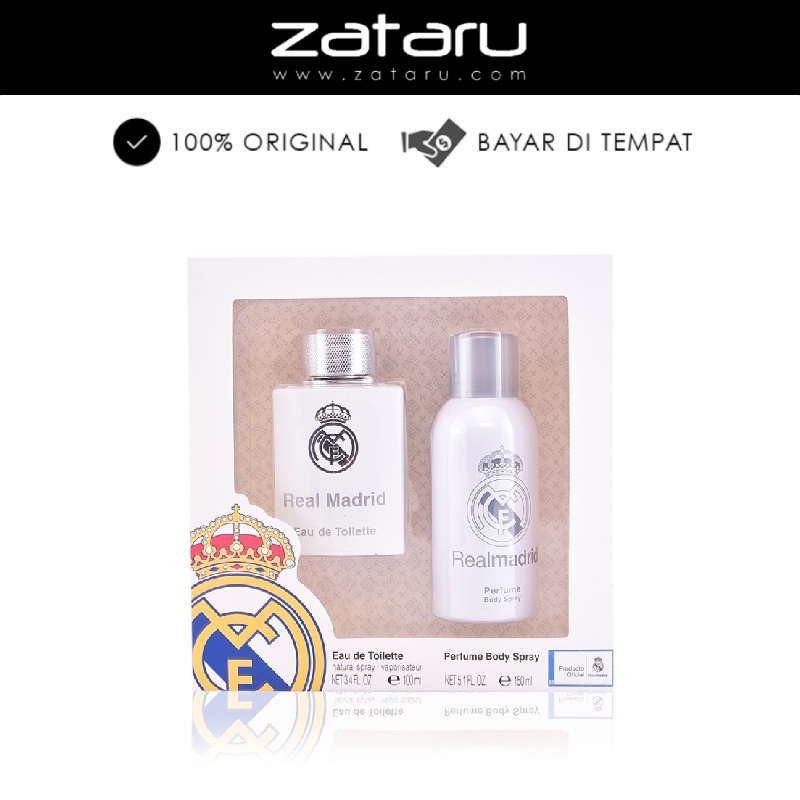 Real Madrid eau de toilette 100 ml + deodorant spray 150 ml, gift