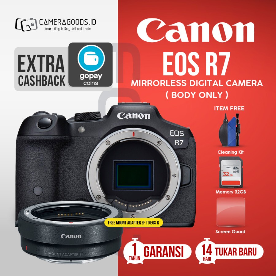 Jual Canon EOS R7 Mirrorless Digital Camera EOS R 7 Body Only Shopee