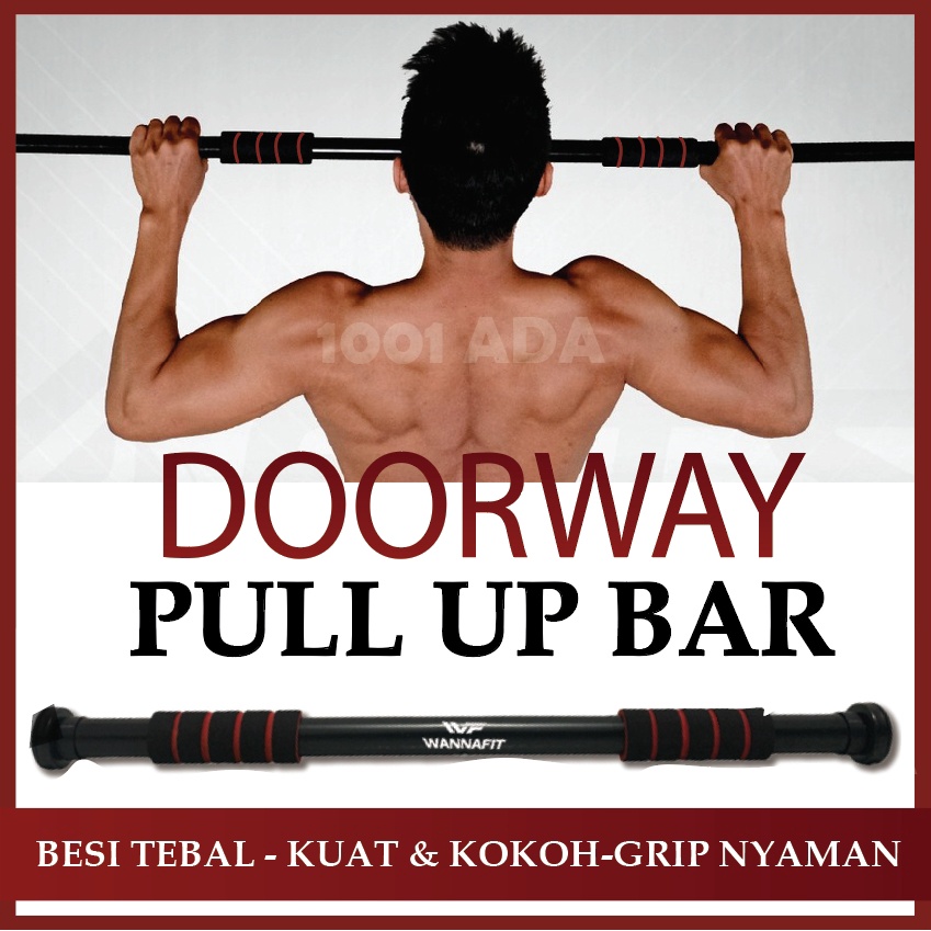 Pull Up Bar Pintu Chin speed Door Chinning Bar Taffware Wannafit Alat Fitness di Rumah Pintu Pembentuk Badan Alami Dinding home gym Rumah medan