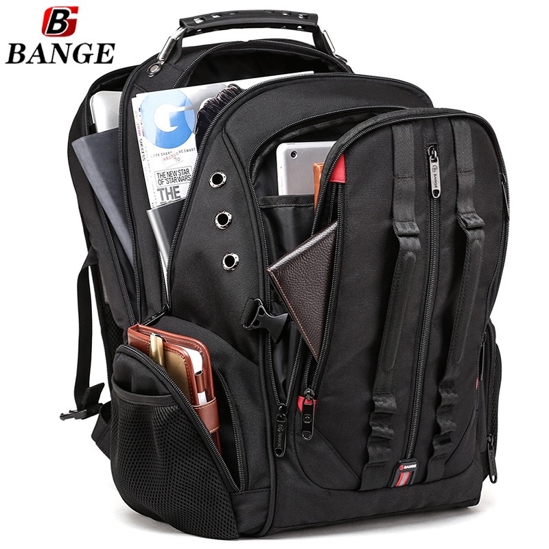 Bange Tas Ransel Backpack Pria 17 Inch BG1901 Hitam