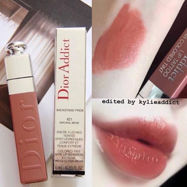 Dior lip tattoo 421 natural beige sale