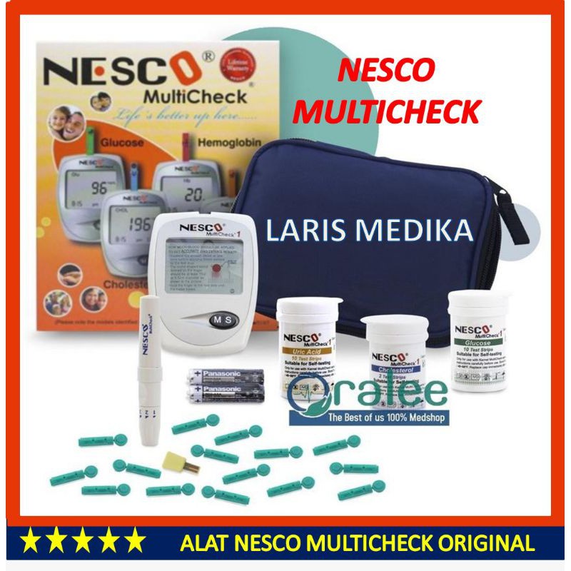 Jual Alat Nesco Multicheck Gcu In Cek Gula Darah Kolesterol Asam