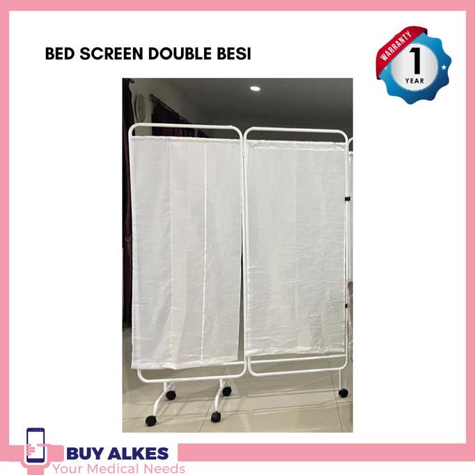 Jual Bed Screen Besi 2 Bidang Double Rumah Sakit Berkualitas | Shopee ...